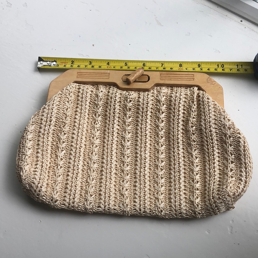 Vintage Woven Clutch Bag